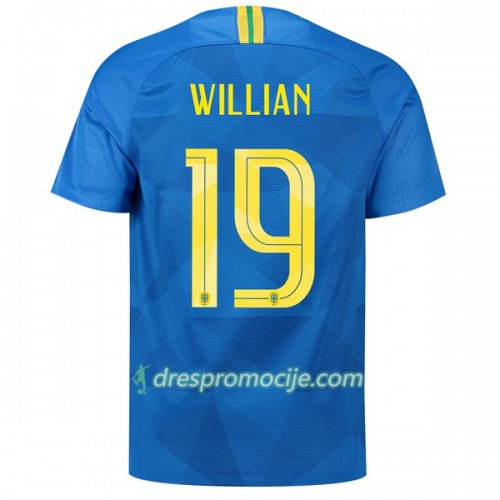 Brazil Dres Willian 19 Gostujući Svjetsko prvenstvo 2018 Brazil Dres Willian 19 Gostujući Svjetsko prvenstvo 2018